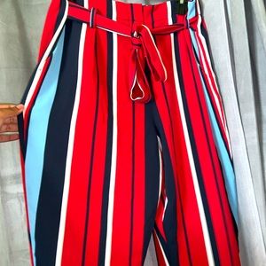 Waist tie pants slacks/trouser